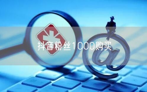 抖音粉丝1000购买