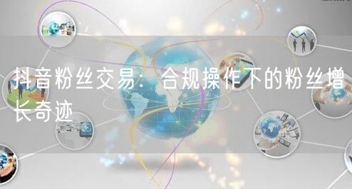 抖音粉丝交易：合规操作下的粉丝增长奇迹