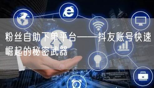 粉丝自助下单平台——抖友账号快速崛起的秘密武器
