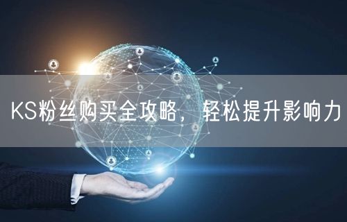 KS粉丝购买全攻略，轻松提升影响力