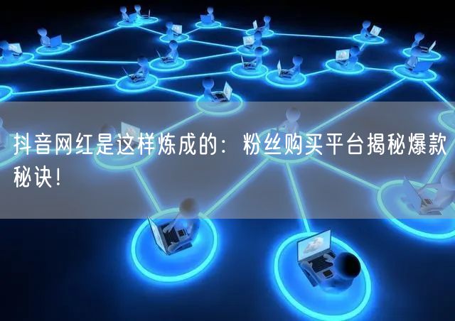 抖音网红是这样炼成的：粉丝购买平台揭秘爆款秘诀！
