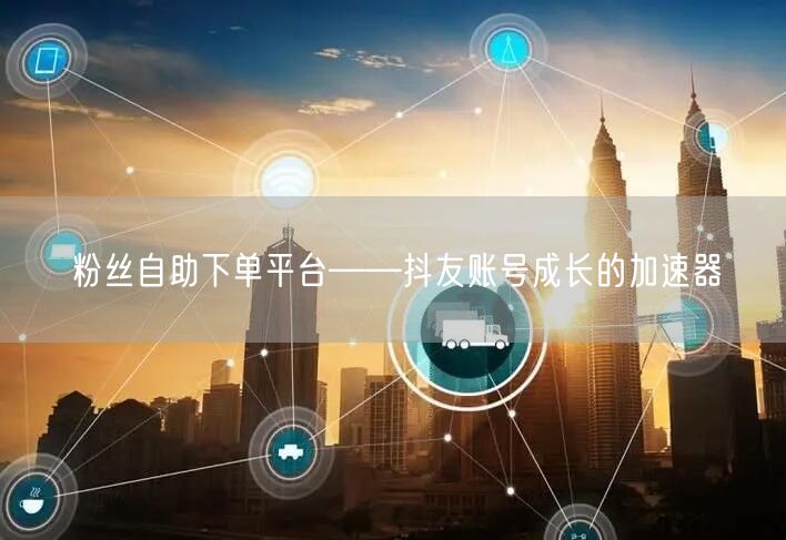 粉丝自助下单平台——抖友账号成长的加速器